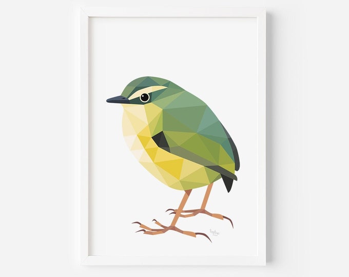 Rock Wren | New Zealand Art | Wren Print | Bird Art | New Zealand Birds | Kiwi Art | Kiwiana | New Zealand | New Zealand Animals Painting