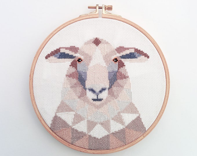 Cross stitch pattern, Sheep cross stitch, Animal cross stitch, New Zealand art, New Zealand cross stitch, Kiwi cross stitch, Sheep art