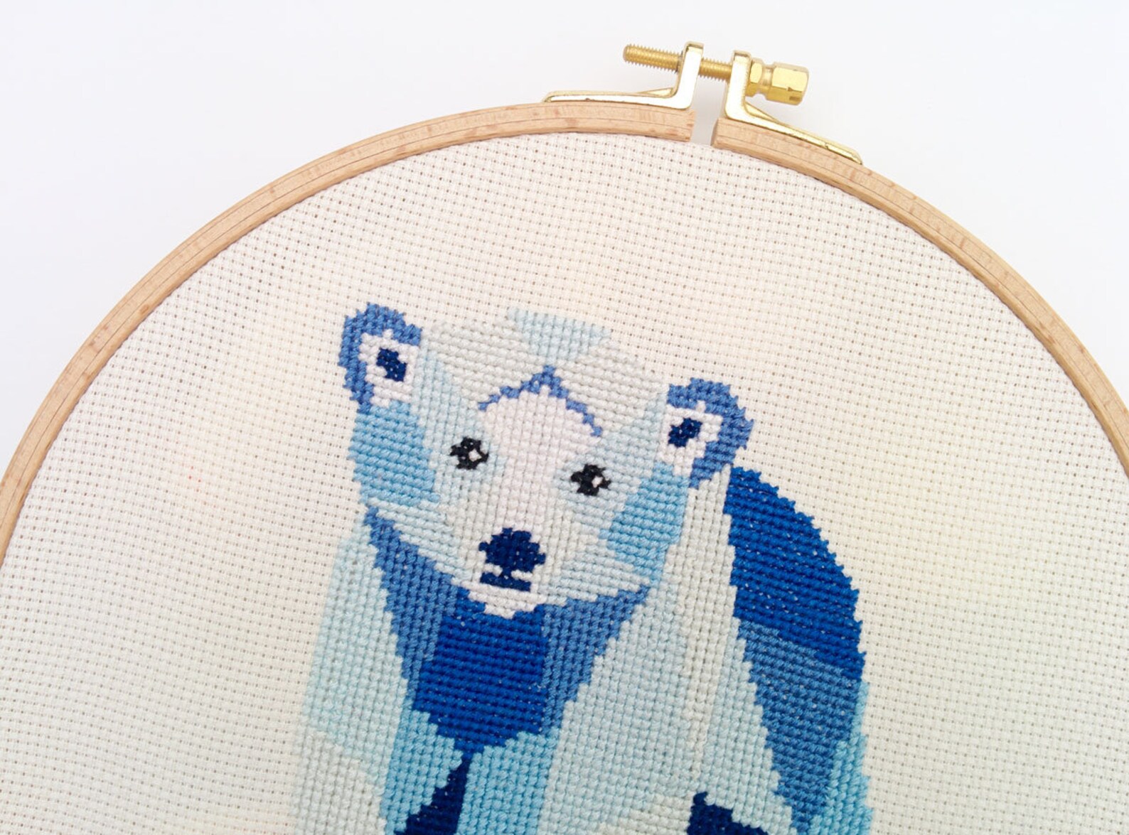 Cross Stitch Pattern, Polar Bear Cross Stitch, Cross Stitch PDF, Baby