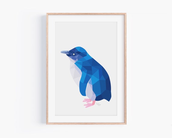 テネシー野郎2 原画penguin art2 Emperor Penguin and Baby Chick / 8
