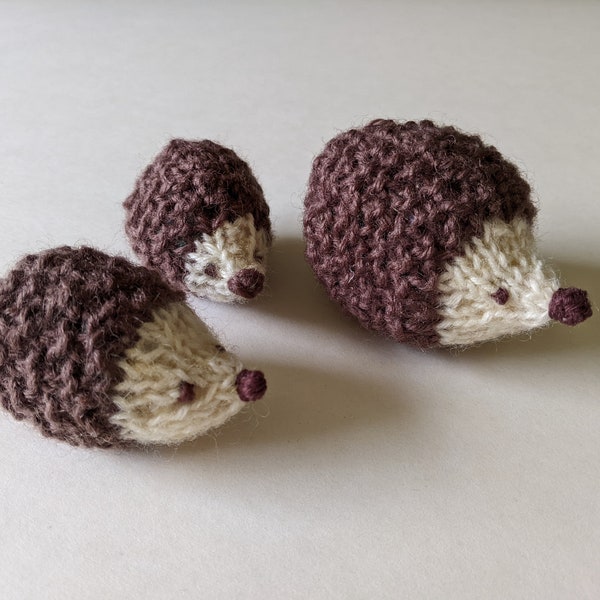 Knitted Hedgehog - Spring decor - Knitted stuffed animal - Hedgehog toy - Baby Hedgehog - Knitted Animals - Waldorf decor - Animal decor