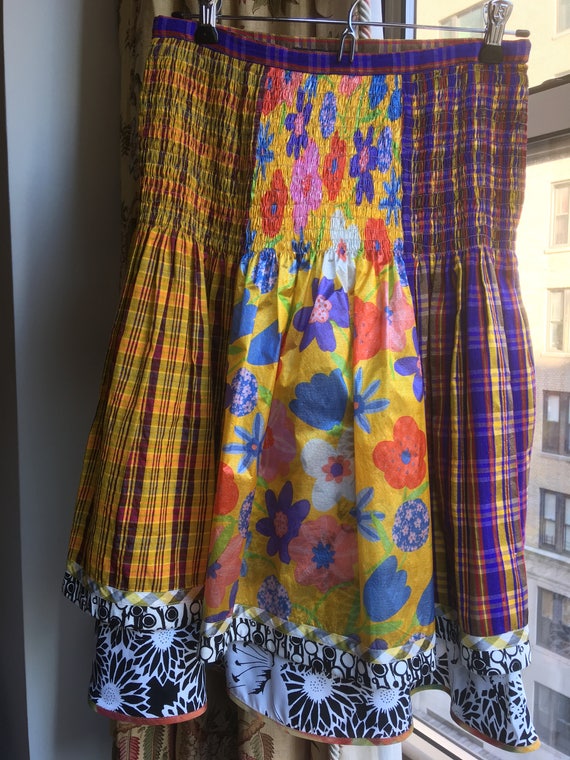 Fabulous Vintage Koos Van Den Akker Skirt -- Dress