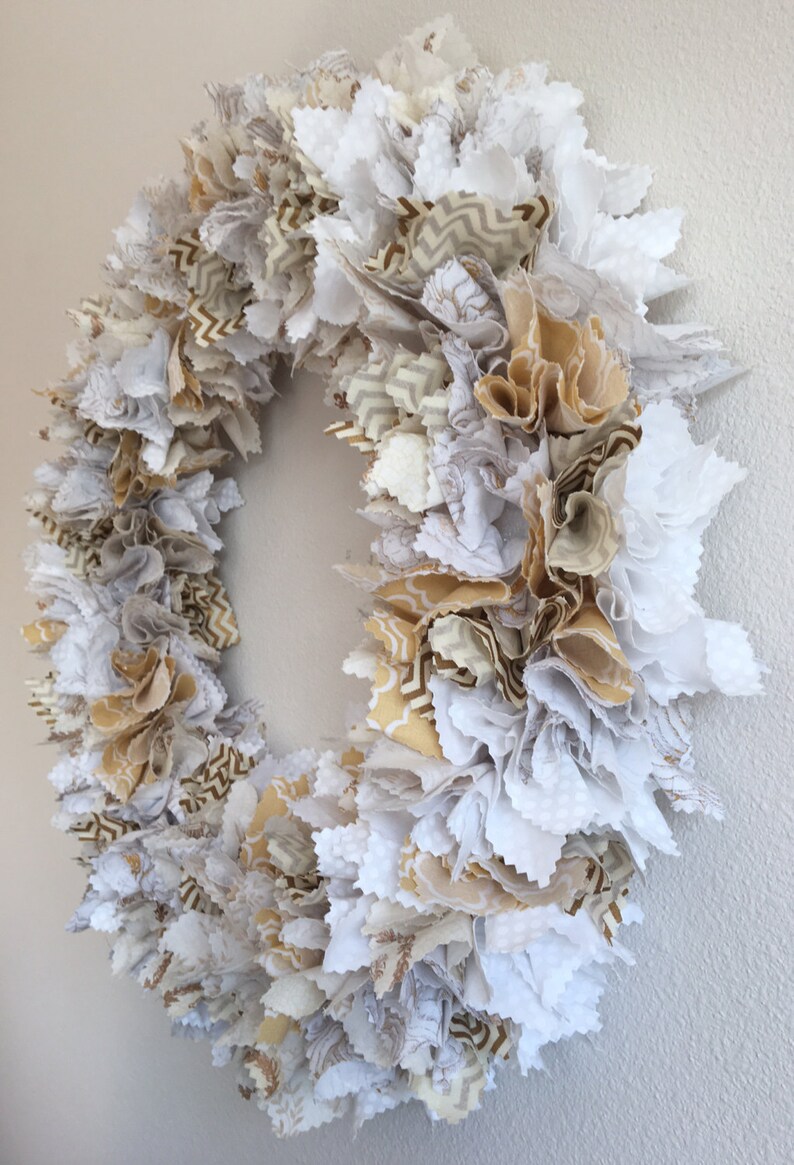 Shower Gift Wall Decoration Wedding Gift Fabric Flower Wall Wreath Wedding Wall Decoration