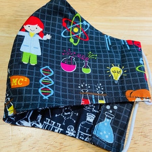 STEM Science Technology Engineering and Math Chemistry Face Mask