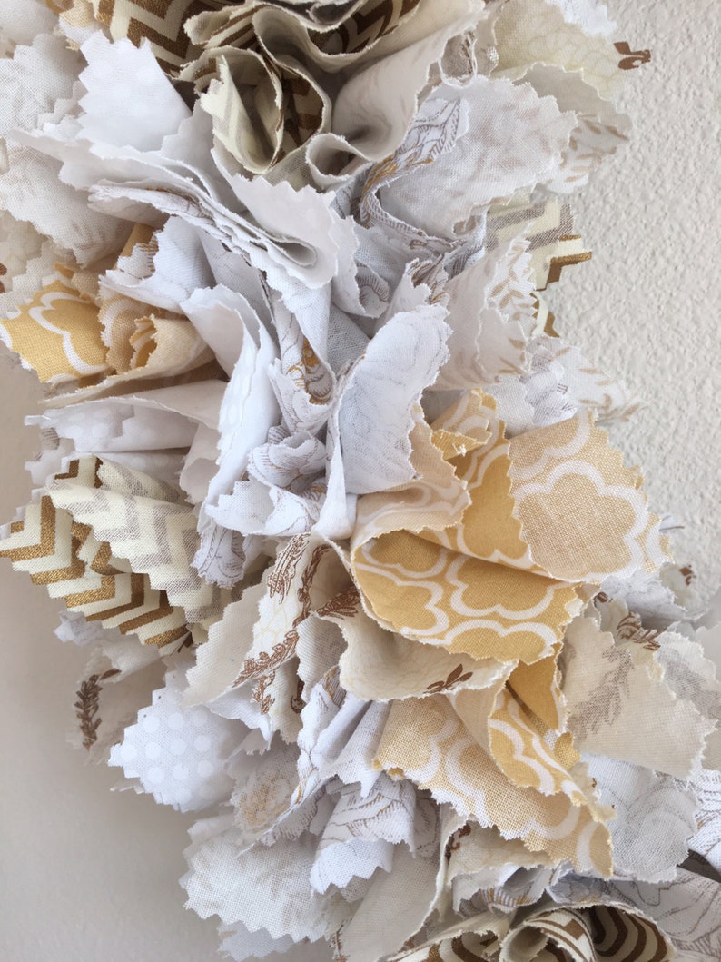 Shower Gift Wall Decoration Wedding Gift Fabric Flower Wall Wreath Wedding Wall Decoration