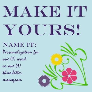 1つの単語または1つの3文字モノグラムのパーソナライズ