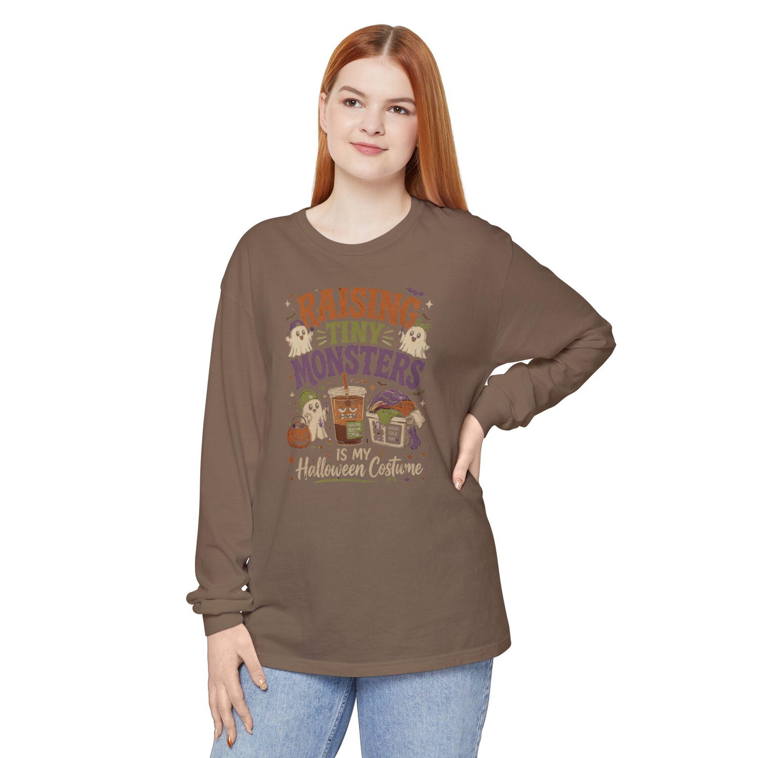 Raising Little Monsters T-Shirt | Halloween Long Sleeve