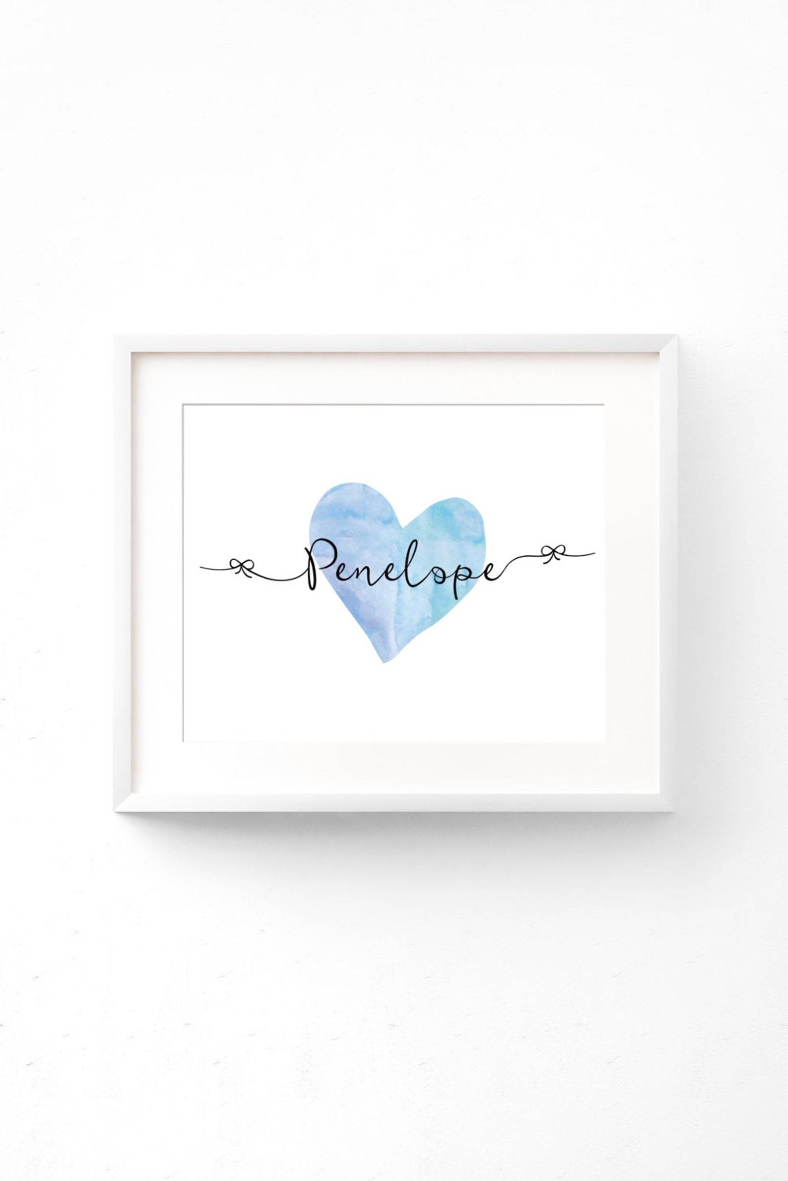 Custom Name Nursery Wall Art Print Baby Name Wall Decor Etsy