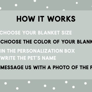 Custom Pet Blanket, Personalized Pet Photo Blanket, Custom Pet Gift, Custom Cat Blanket, Personalized Dog Blanket, Funny Pet Gift zdjęcie 3