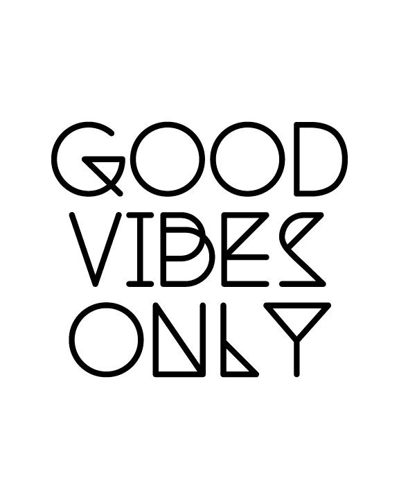 PRINTABLE Wall Art Quote Good Vibes Only 8x10 11x14 12x16 Etsy Canada