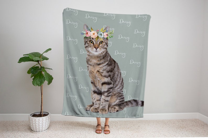 Custom Pet Blanket, Personalized Pet Photo Blanket, Custom Pet Gift, Custom Cat Blanket, Personalized Dog Blanket, Funny Pet Gift image 1