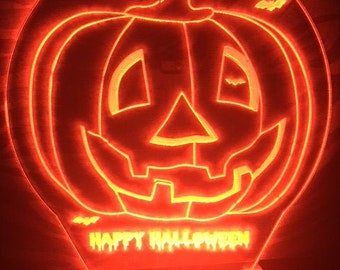 led laser cut lamp, Halloween light, Halloween pumpkin light, pumpkin lights, holiday lights