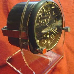 Aircraft clock stand,su mig clock-  CLOCK STAND for vintage military clocks-laser cut