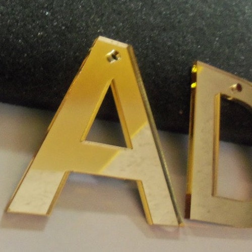 laser cut letters, initial letters, snapback letters, letters