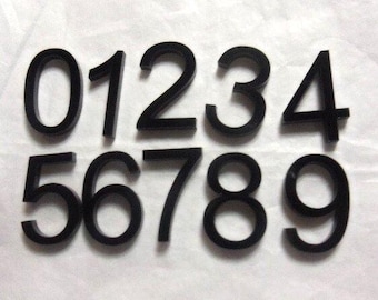 acrylic numbers, number charms, numbers, laser cut numbers, block letters,