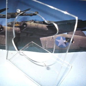 Military clock aircraft clock stand wwii clock stand Elgin Hamilton 37500-arched or squared-laser cut