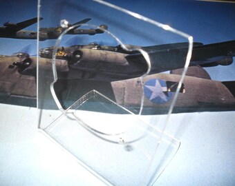 Military clock aircraft clock stand wwii clock stand Elgin Hamilton 37500-arched or squared-laser cut