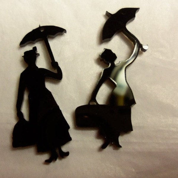 mary poppins charms cell phone charms laser cut charms mary poppins cabochons embellishments