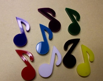 15 x music charms musical notes scrapbook supplies laser cut charms embellishments