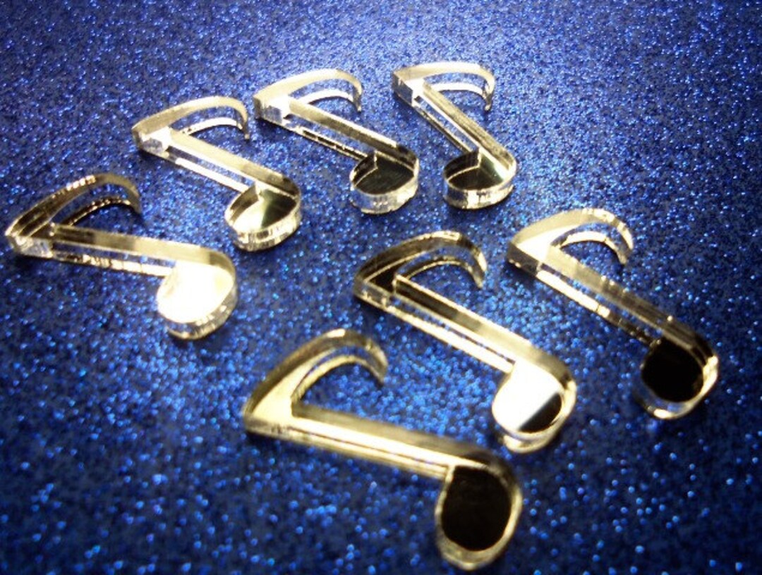 X12, Music Notes,music Charms.music Note Charms.laser Cut,laser Cut