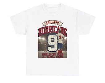 England Soccer Shirt 2026, Hurricane Kane Vintage Tee, Harry Kane 9 Fan Gift, Mundial 2026 Tee
