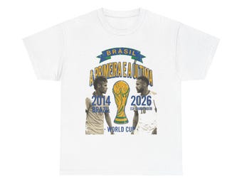 Brazil Soccer Shirt 2026, Neymar First and Last 2014 2026 Vintage Tee, Neymar Farewell Fan Gift, Mundial 2026
