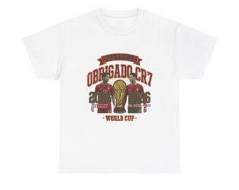Portugal Soccer Shirt 2026, Ronaldo Obrigado CR7 2006 2026 Vintage Tee, CR7 Farewell Fan Gift, Mundial 2026