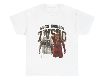 Messi vs Ronaldo 7 vs 10 Shirt, GOAT Soccer Tee 2026, CR7 Messi Fan Gift, Mundial 2026 Football Tee