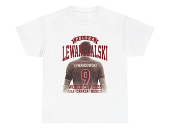 Poland Soccer Shirt 2026, Lewangoalski Lewandowski Vintage Tee, Polska 9 Fan Gift, Mundial 2026 Tee