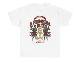 Portugal Soccer Shirt 2026, Ronaldo First and Last 2006 2026 Vintage Tee, CR7 Farewell Fan Gift, Mundial 2026