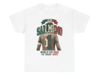Mexico Soccer Shirt 2026, San Memo Ochoa Vintage Tee, Mexico 1 Fan Gift, Mundial 2026 Football Tee