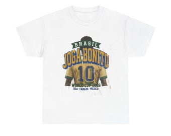Brazil Soccer Shirt 2026, Joga Bonito Neymar Vintage Tee, Brasil 10 Fan Gift, Mundial 2026 Tee