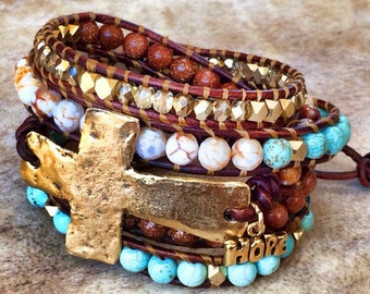 Hope Wrapped in Faith bracelet/Belt
