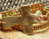Gold Wrapped up in Faith Wrap Bracelet