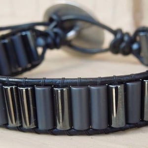 Hardcore Hematite Mens Wrap