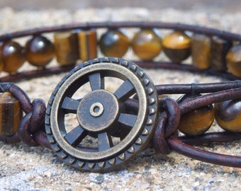 Minds Eye Men's Wrap Bracelet