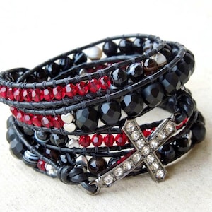 Wrapped in Faith Onyx Wrap Bracelet