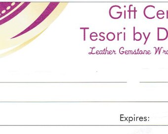 Gift Certificate - Always the Perfect Gift.