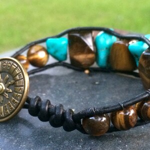 Türkis Tigerauge Armband