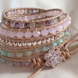 Sweet and Sparkly wrap bracelet image 2