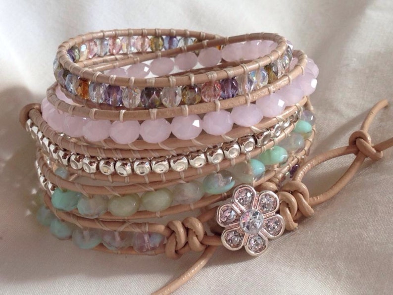 Sweet and Sparkly wrap bracelet image 2