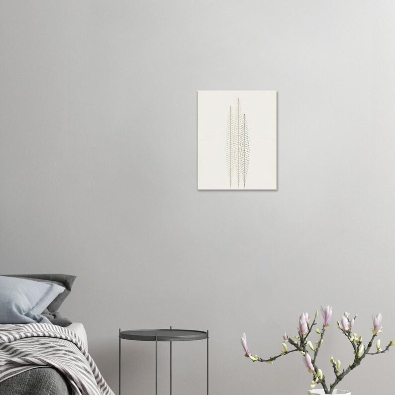 Pampas — Dried Grass Japandi Canvas Print, Minimalist Neutral | Calm & Oak Bild 3