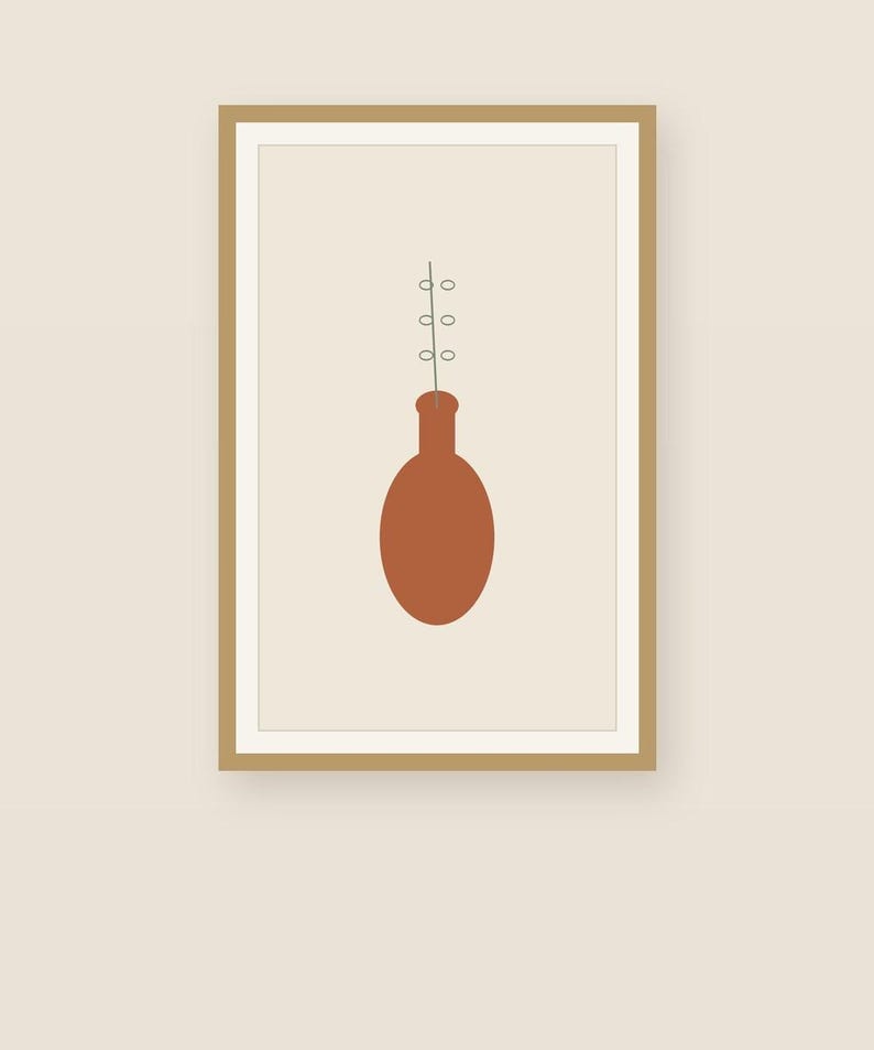 Vessel — Japandi Printable Wall Art, Digital Download | Calm & Oak image 1