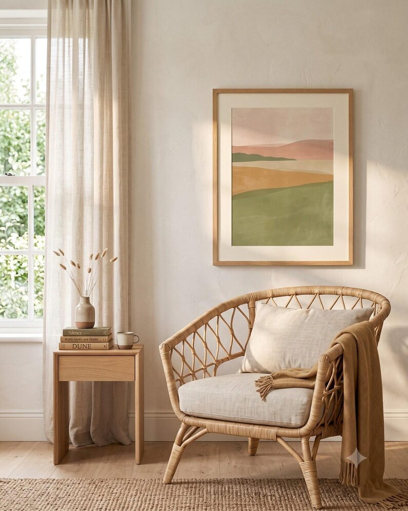 Tonal Horizon — Japandi Printable Wall Art, Digital Download | Calm & Oak image 6