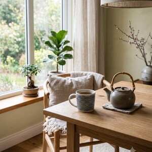 Seigaiha Wave Ceramic Mug 11oz | Seigaiha by Calm & Oak image 9