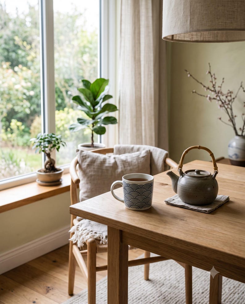 Seigaiha Wave Ceramic Mug 11oz | Seigaiha by Calm & Oak image 9