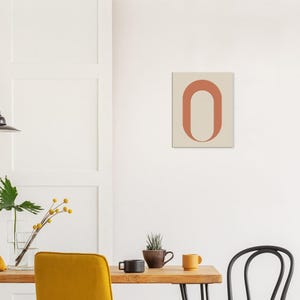Arch — Modern Arch Japandi Canvas Print, Minimalist Neutral | Calm & Oak image 9