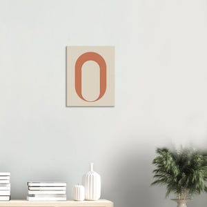 Arch — Modern Arch Japandi Canvas Print, Minimalist Neutral | Calm & Oak image 4