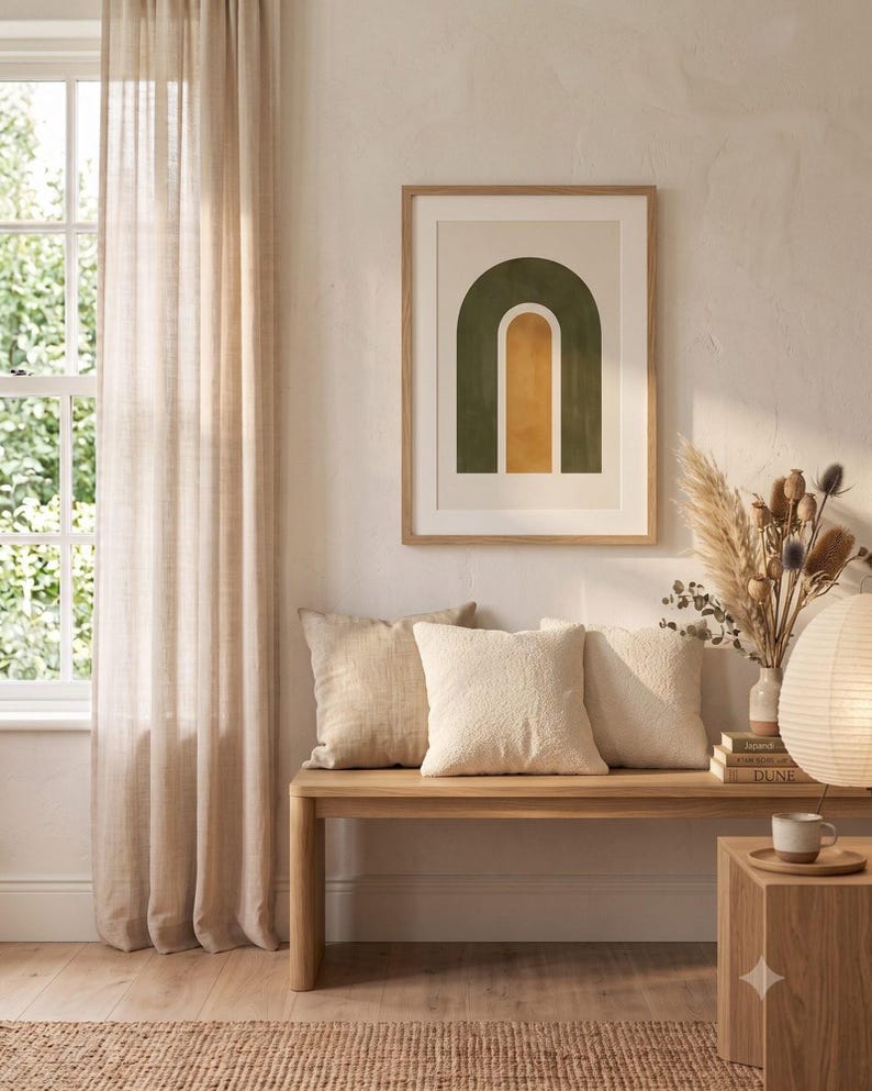 Arch — Japandi Printable Wall Art, Digital Download | Calm & Oak image 6