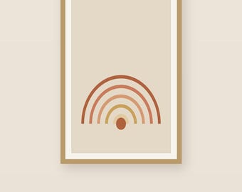 Rising Sun — Japandi Printable Wall Art, Digital Download | Calm & Oak